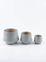 ⁦Round Pot Gray ( G24BH )⁩ - الصورة ⁦3⁩
